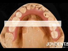 パーソナライズされたカスタマイズ アクリル歯入れ 完成品 優れている弾力性 軽量性 改善された義肢性能